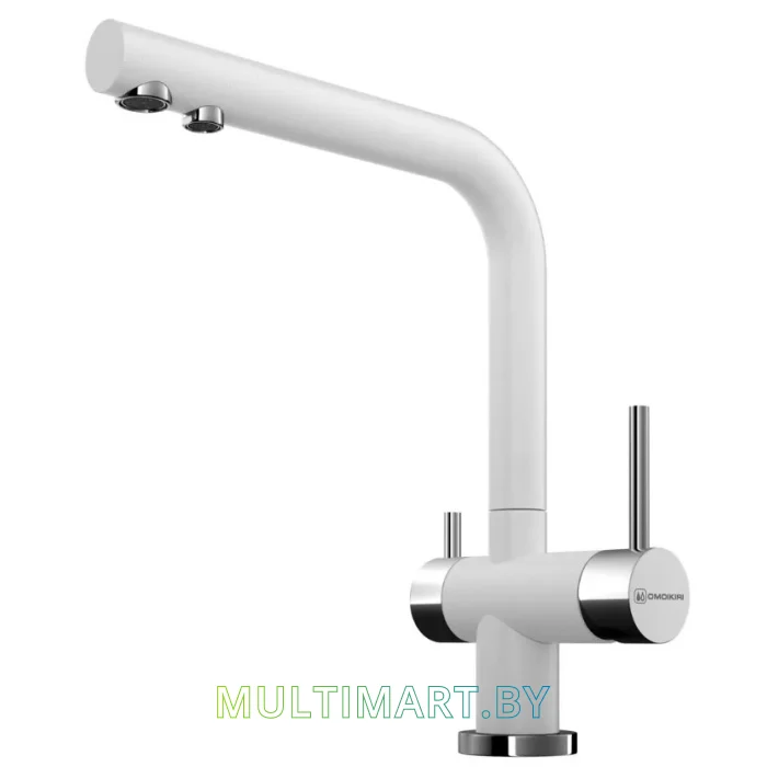 Смеситель Omoikiri Nagano-WH 4994054 (гранит-белый)